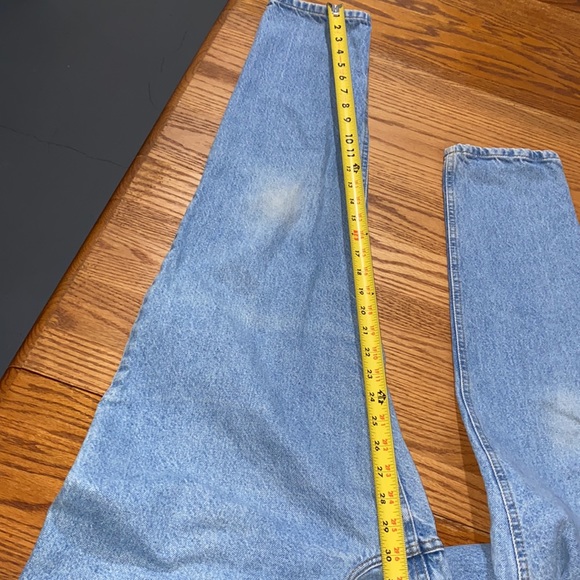 (4 / $40) Vintage Memphis Curvy Fit Blue Jeans SZ 14 - Picture 8 of 9